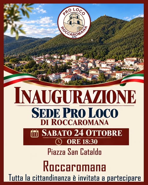 Poster for Inaugurazione Sede Pro Loco di Roccaromana