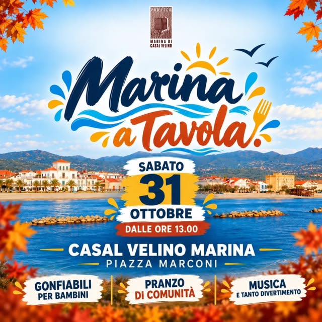 Plakat von Marina a Tavola!