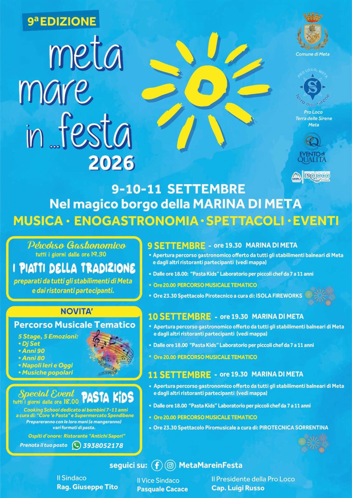 Locandina di Meta Mare in Festa