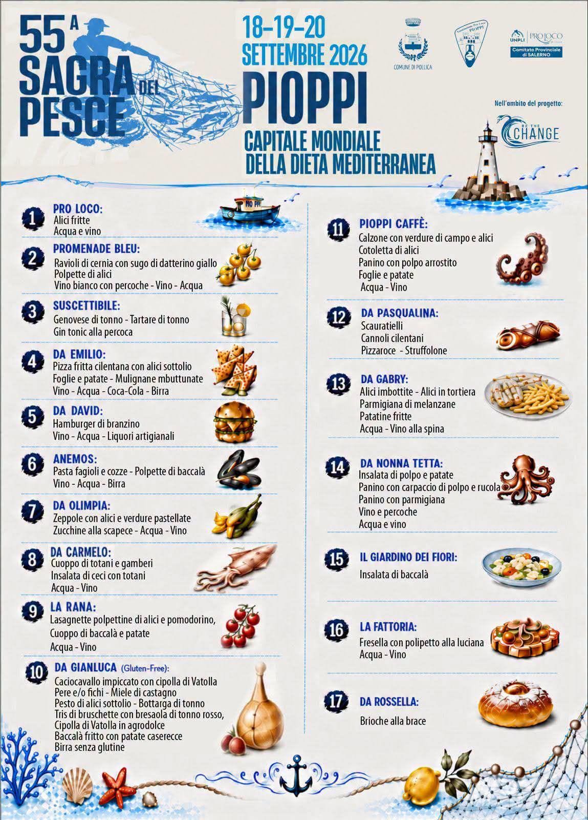 Plakat von 55ª Sagra del Pesce