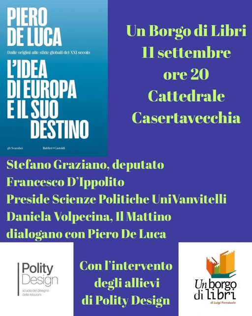 Plakat von L'IDEA DI EUROPA E IL SUO DESTINO - Piero De Luca
