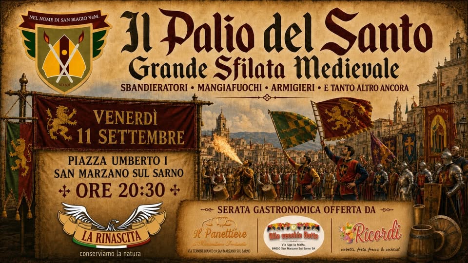 Plakat von Sfilata di apertura della VII Edizione del Palio del Santo