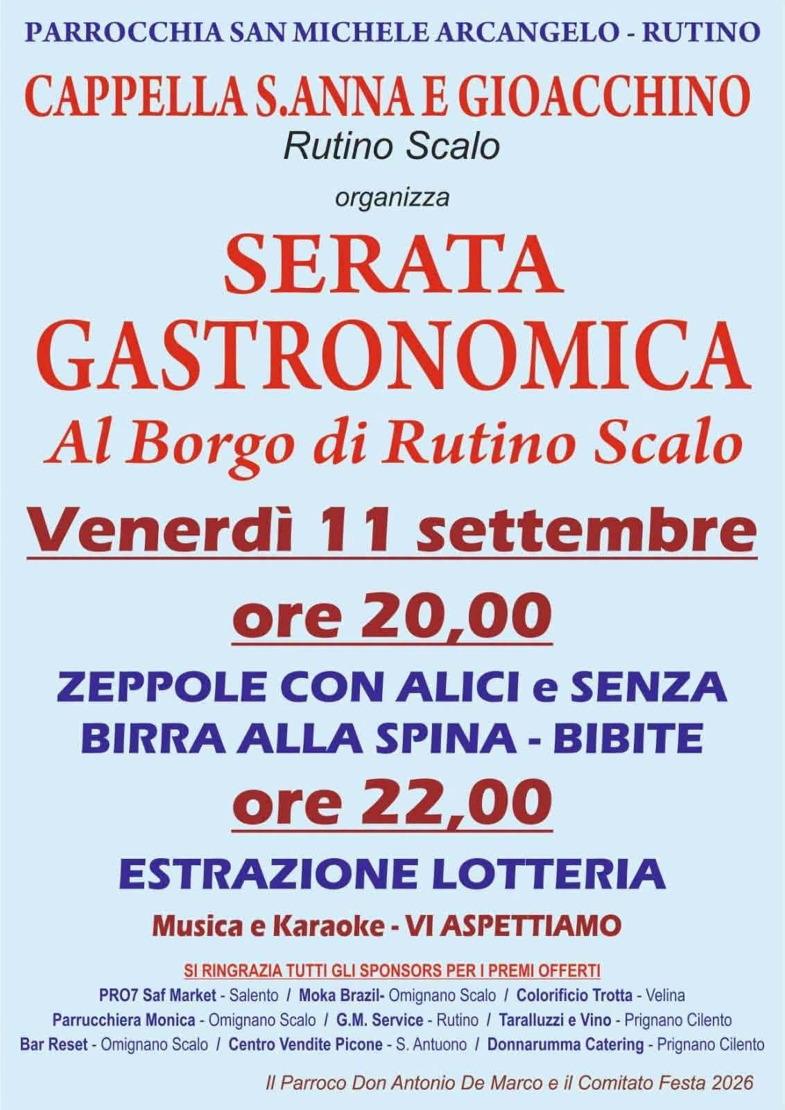 Plakat von Serata Gastronomica