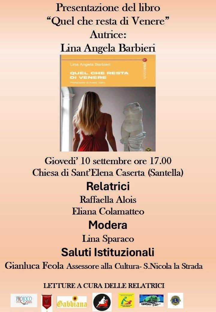 Plakat von Presentazione del libro "Quel che resta di Venere"