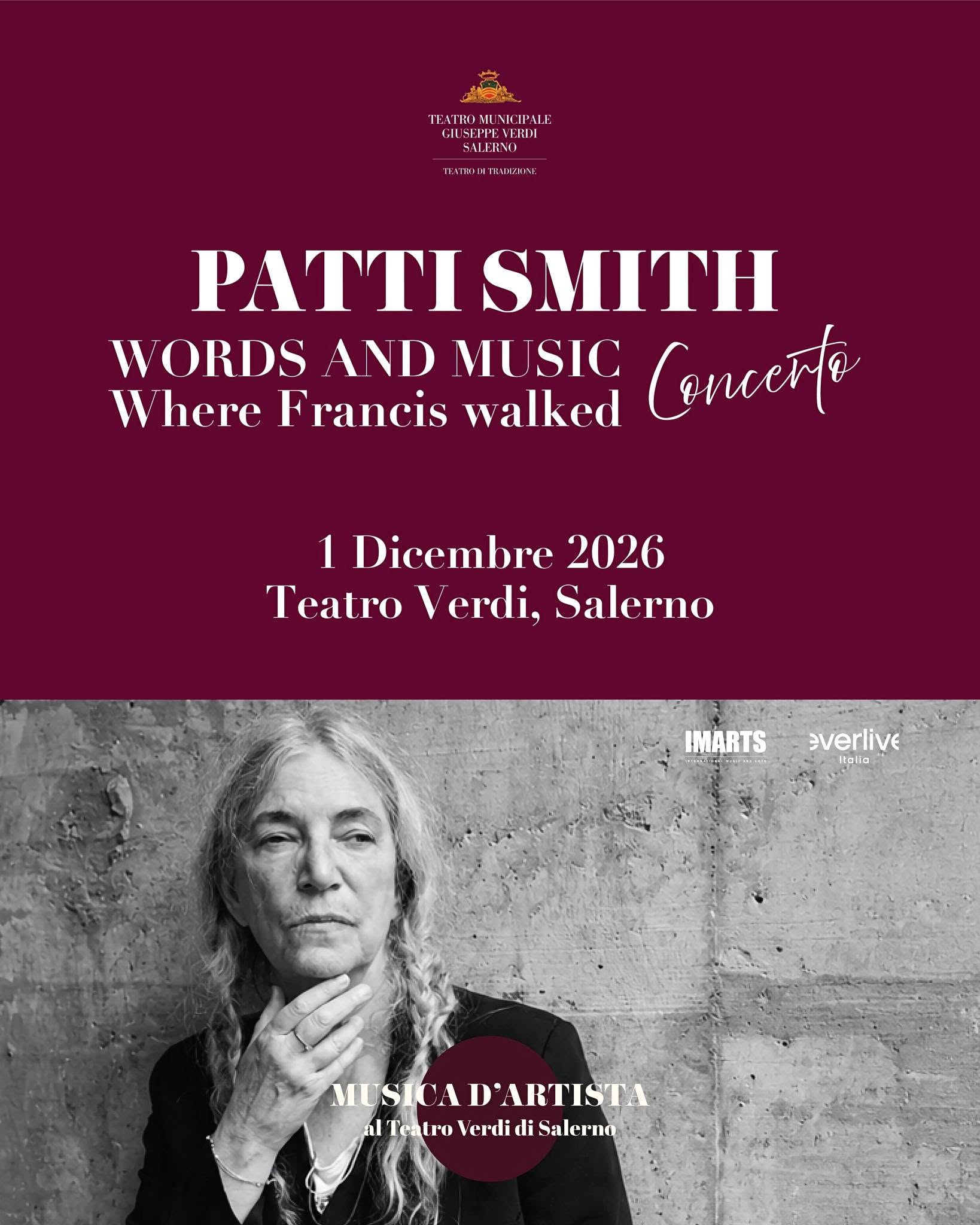 Affiche de Patti Smith - Words and Music: Where Francis Walked