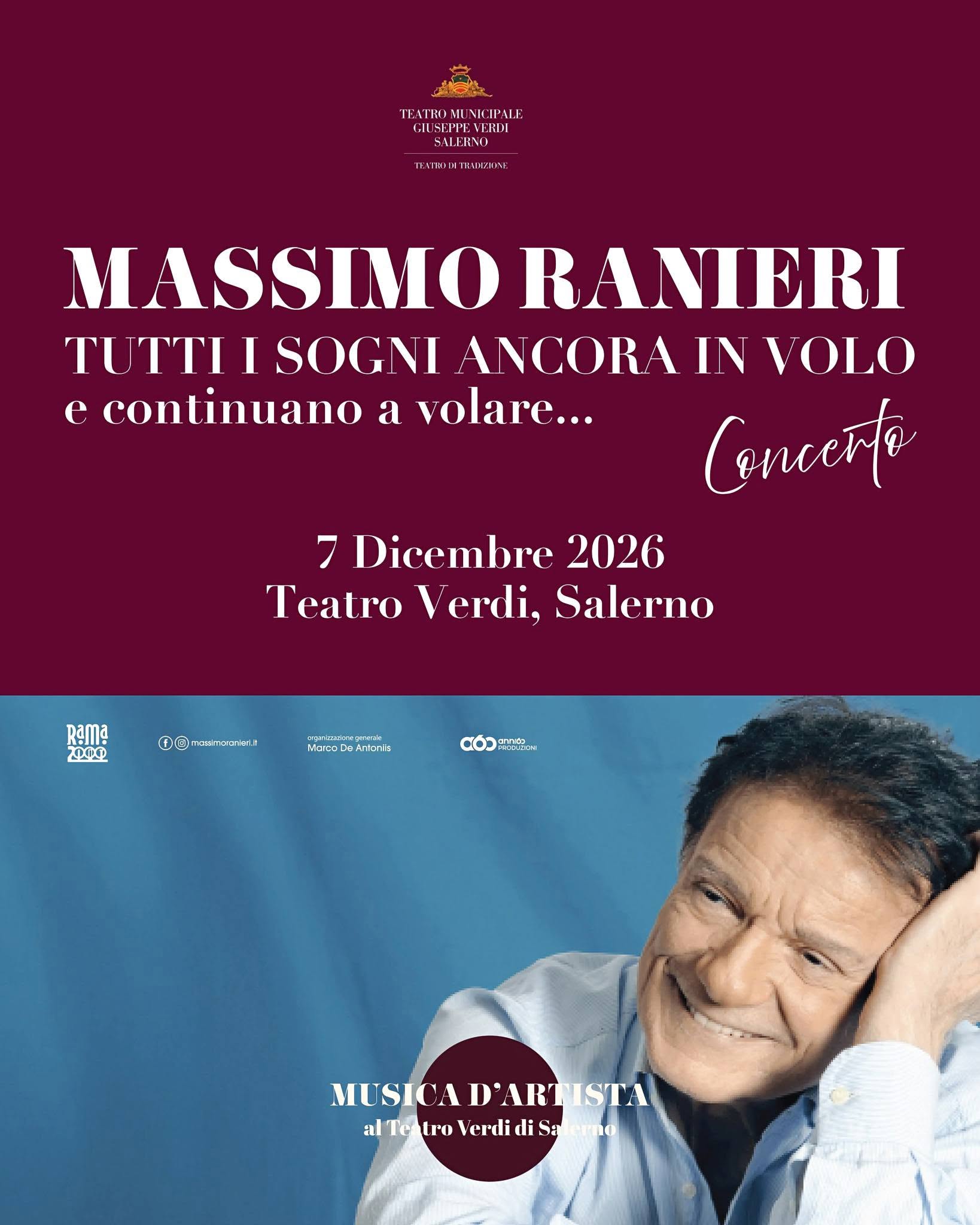 Affiche de Massimo Ranieri - Tutti i sogni ancora in volo