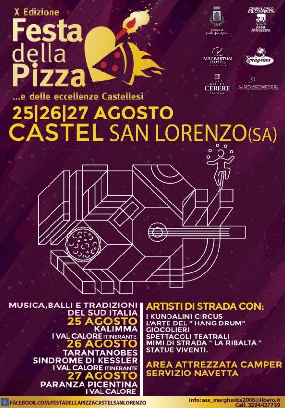 Locandina di Festa della Pizza – X Edizione