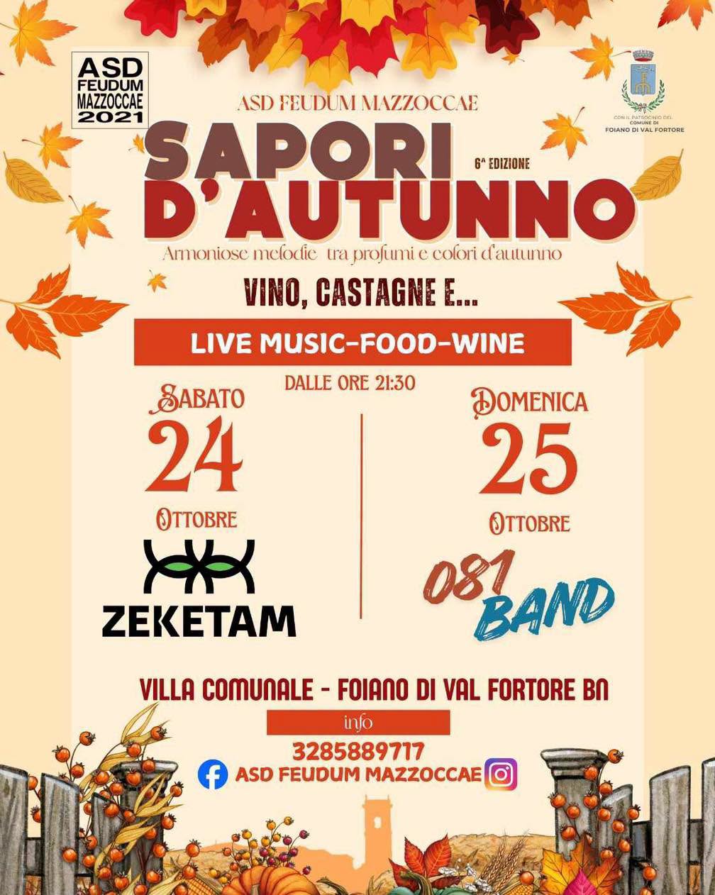 Poster for Sapori d'Autunno - 6ª Edizione