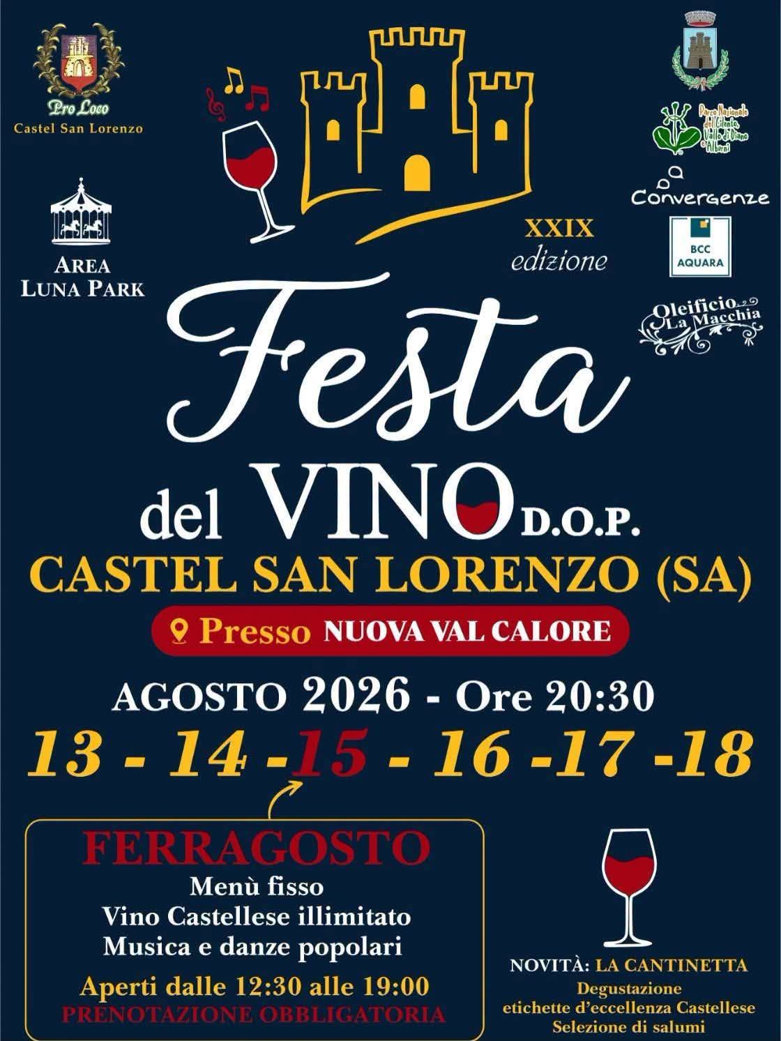 Locandina di Festa del VINO D.O.P.