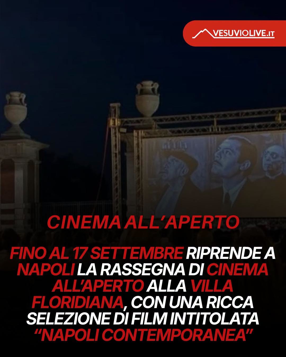 Locandina di Cinema all'aperto - Napoli Contemporanea