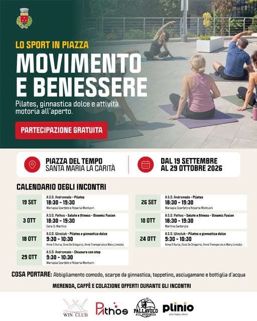 Poster for Lo sport in piazza - Movimento e Benessere