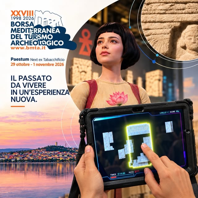 Locandina di Borsa Mediterranea del Turismo Archeologico
