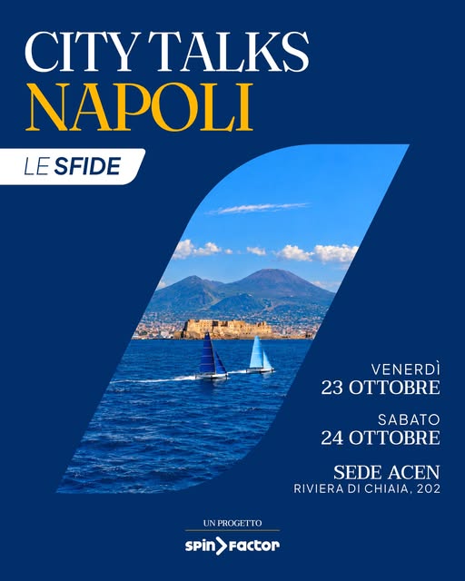 Poster for City Talks Napoli - Le Sfide