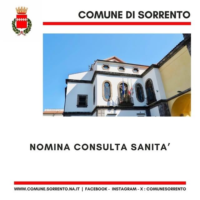 Plakat von Nomina Consulta Sanità